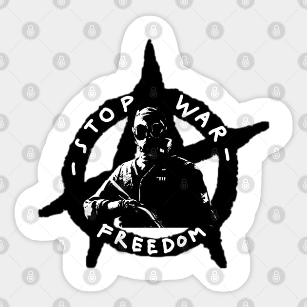 Stop War! Sticker by rikardi_art